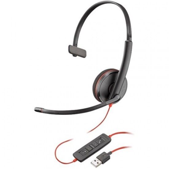 Plantronics Blackwire C3210 Monaural Wired USB-A UC Headset