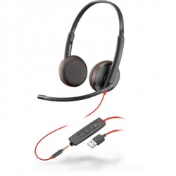 Plantronics Blackwire C3225 Binaural Wired USB-A UC Headset